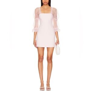 Amanda Uprichard Tia Mini Dress in Blush Pink Size Small (NWT)